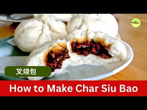 Homemade Char Siu Bao (Chinese Barbecue Pork Steamed Buns)