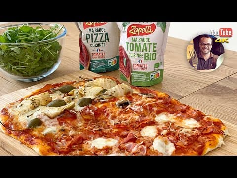 Homemade pizza with organic sauce - Italian Main Course Homemade pizza with organic sauce - Delicious Italian main course with medium difficulty. Perfect recipe converted from YouTube video to PDF format.