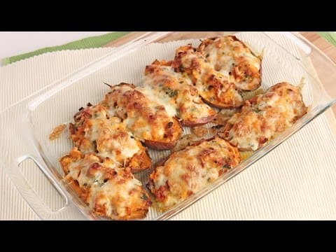 Chorizo Stuffed Sweet Potatoes Recipe - Laura Vitale - Laura in the Kitchen Episode 983