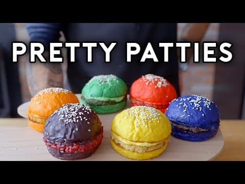 Pretty Patties – Vegan Colorful Burgers - American Main Course Pretty Patties – Vegan Colorful Burgers - Delicious American main course with hard difficulty. Perfect recipe converted from YouTube video to PDF format.