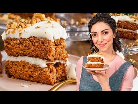 Simple Vegan Carrot Cake NO ONE Will Know Is Vegan!