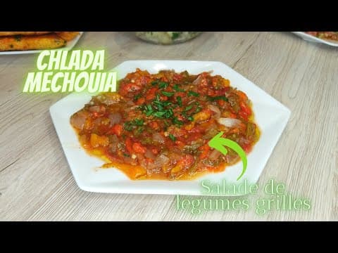 Chouhada Méchouia Salad - Moroccan Salad Chouhada Méchouia Salad - Delicious Moroccan salad with easy difficulty. Perfect recipe converted from YouTube video to PDF format.