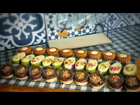 Assortiment de chocolats pistache et noisette et biscuits spéculoos - Marocaine Dessert Assortiment de chocolats pistache et noisette et biscuits spéculoos - Delicious Marocaine dessert with medium difficulty. Perfect recipe converted from YouTube video to PDF format.