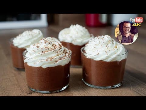 Light chocolate mousse with whipped cream and egg whites - French Dessert Light chocolate mousse with whipped cream and egg whites - Delicious French dessert with medium difficulty. Perfect recipe converted from YouTube video to PDF format.