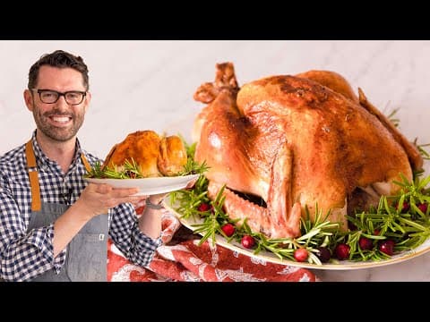 Perfect Roast Turkey with Herb Butter and Aromatics - American Main Course Perfect Roast Turkey with Herb Butter and Aromatics - Delicious American main course with medium difficulty. Perfect recipe converted from YouTube video to PDF format.