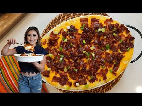 Warning: This Cheesy Loaded Baked Mashed Potatoes Casserole Will Blow Your Mind