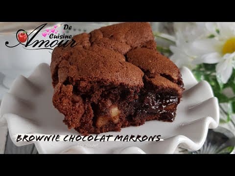 Brownie à la crème de marron - French Dessert Brownie à la crème de marron - Delicious French dessert with medium difficulty. Perfect recipe converted from YouTube video to PDF format.