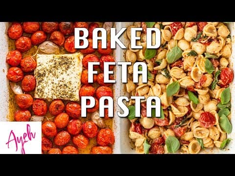 Baked Feta Pasta - Cooking With Ayeh