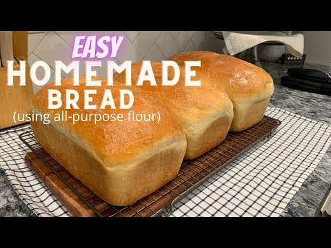 Homemade Soft Sandwich Bread (Makes 3 Loaves) - American Bread Homemade Soft Sandwich Bread (Makes 3 Loaves) - Delicious American bread with medium difficulty. Perfect recipe converted from YouTube video to PDF format.