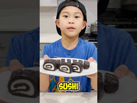 Oreo Sushi Roll! 🍣 Homemade Snacks!