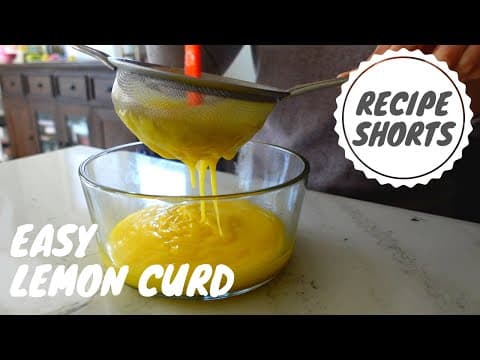 Easy Fresh Lemon Curd