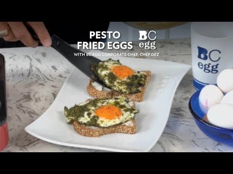 Pesto Fried Eggs with Chef Dez