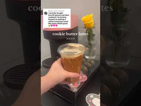 viral cookie butter latte recipe