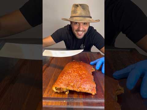 Lechona Colombiana. Cojín de lechona crujiente DELICIOSO