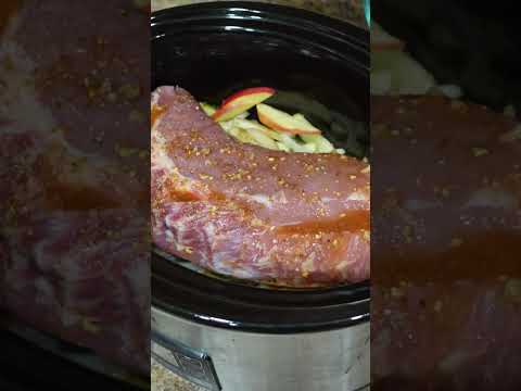 Apple Cider Pork Loin in the Crockpot!🍂🍎 Freezer-Friendly & Fall-Flavored